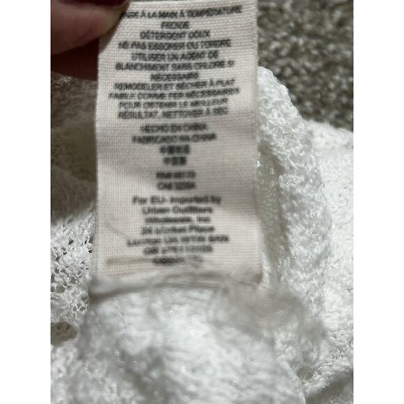 Free People Women’s S Thrills + Frills off Shoulder Lace Top - Read - Picture 8 of 10